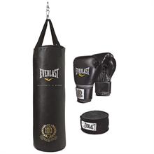 Everlast 100th Anniversary Heavy Bag and Glove Set
